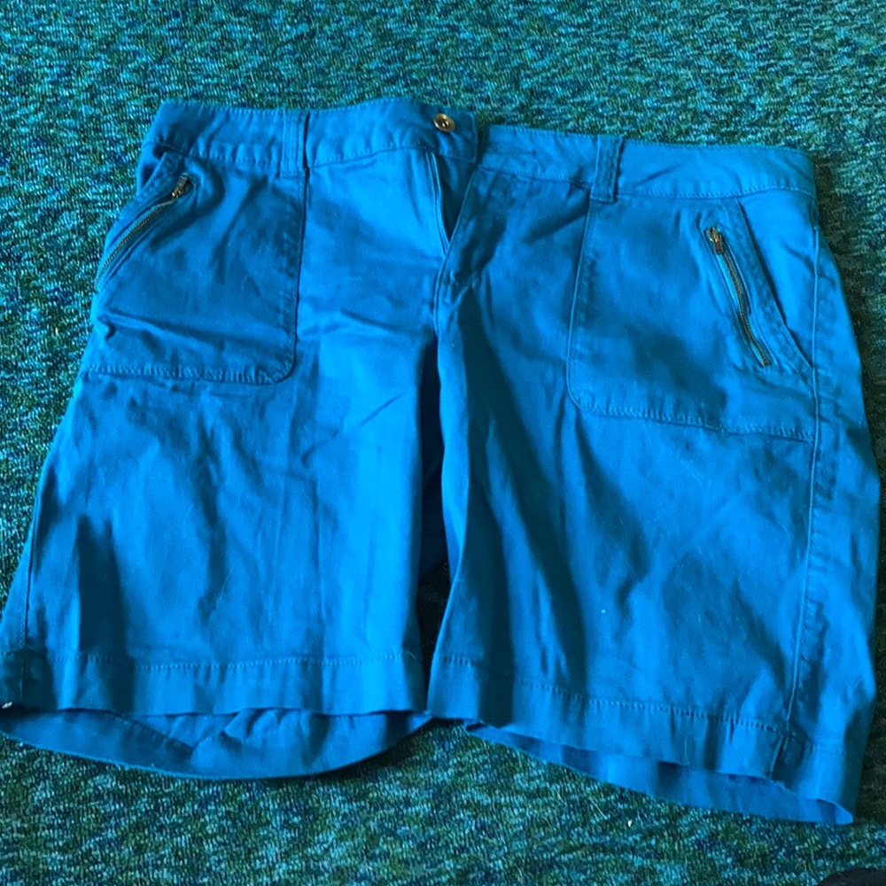 Blue shorts